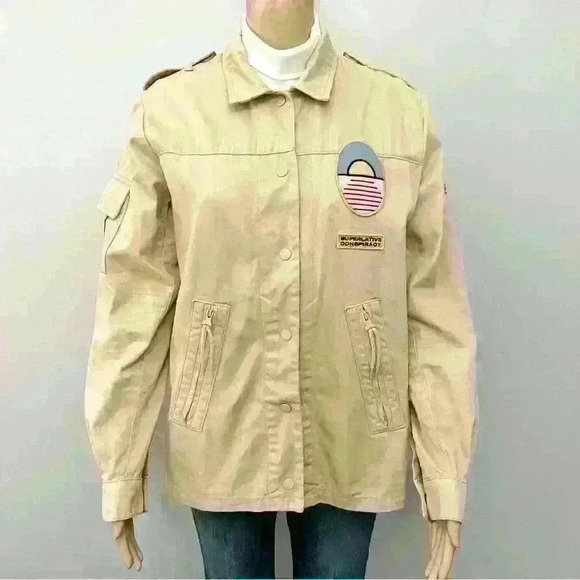 WESC Jacket Beige Streetwear Unisex Contemporary  Jacket. - Picture 14 of 14